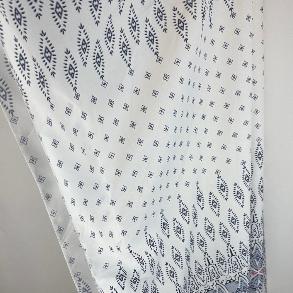 CUPSHE Boho Border Print Cover-Up with Coral Trim Size-Large - Picture 11 of 16